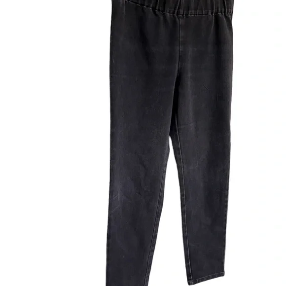Soft Surroundings light black denim wash jeggings - Picture 8 of 11